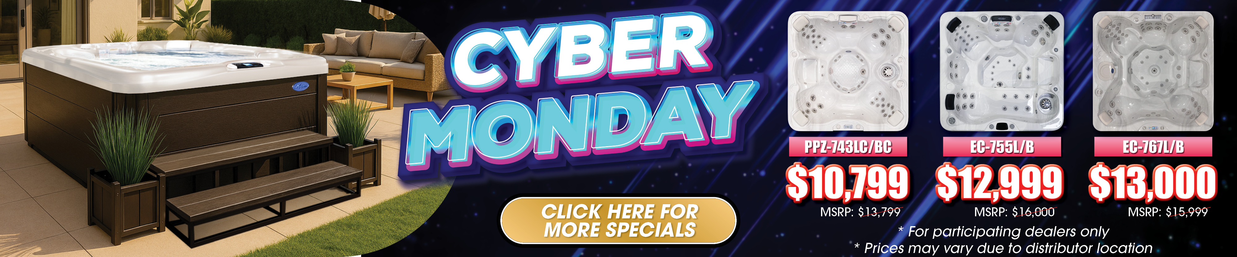 Calspas hot tub being used in a family setting - Desplaines